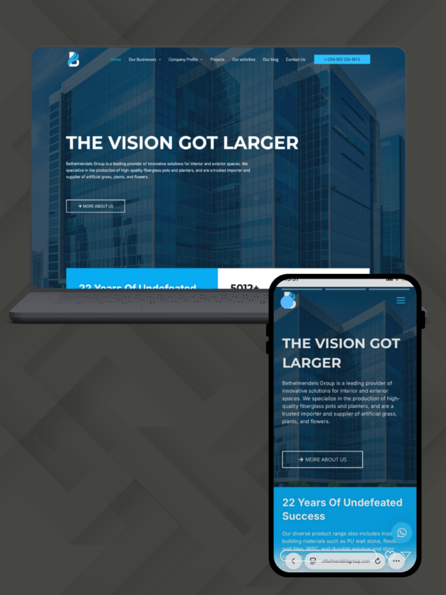 Ace visibility website responsiveness