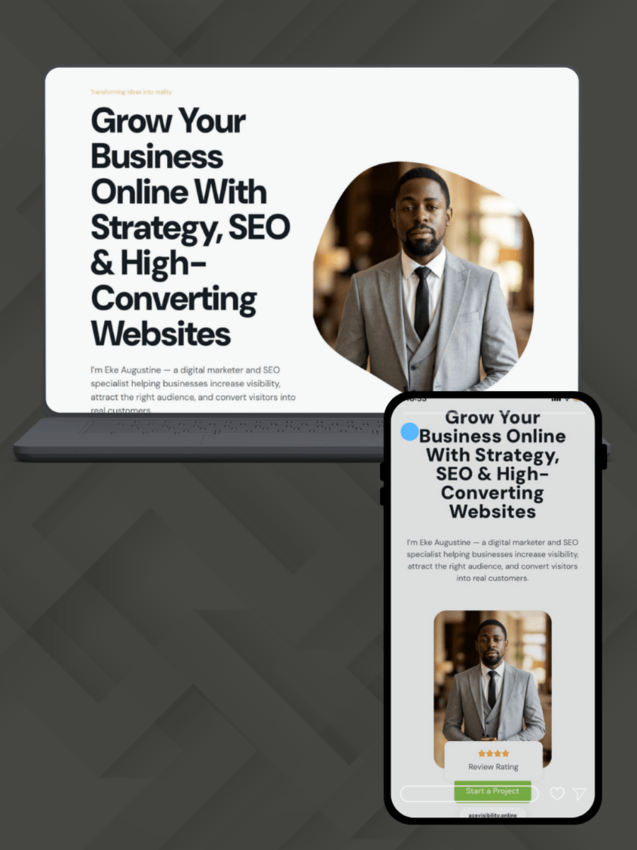 Ace visibility website responsiveness